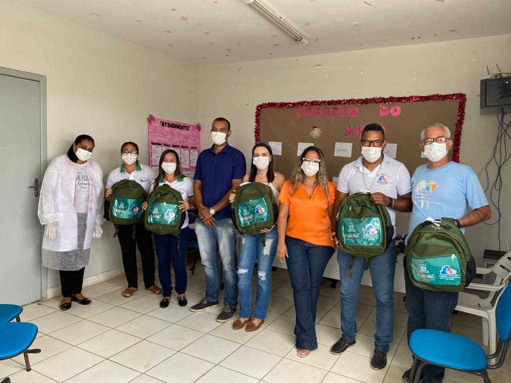 Camacã: Secretaria de Saúde faz entrega de kits de material de trabalho para Agentes Comunitários de Saúde